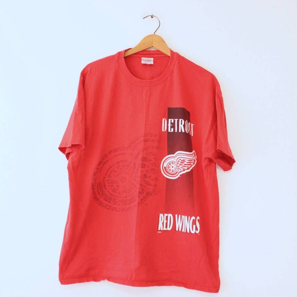 Vintage Detroit Red Wings Hockey T Shirt XL